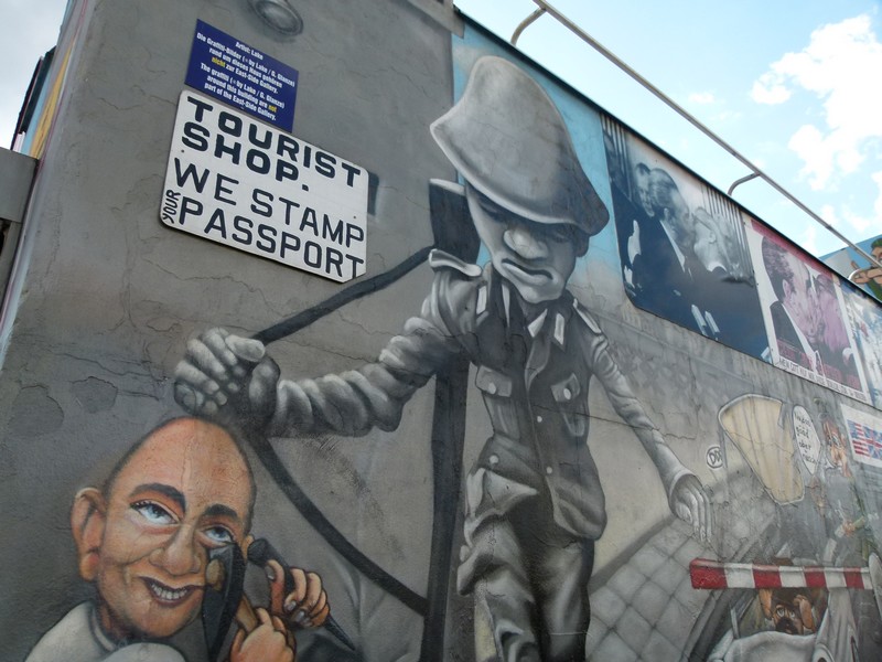 East Side Gallery - o muro de Berlim
