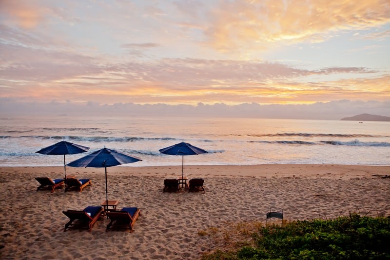 Pedi para o marketing do hotel me mandar uma foto com sol da praia e olha isso :-) (Foto: Infinity Blue)