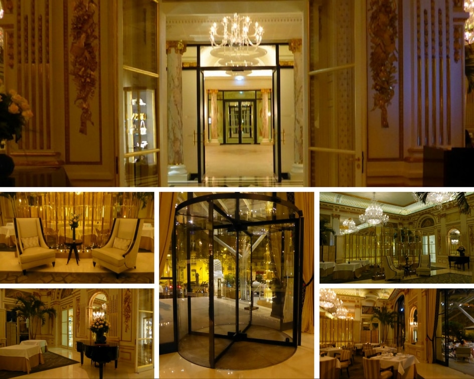restaurante le lobby do hotel peninsula paris